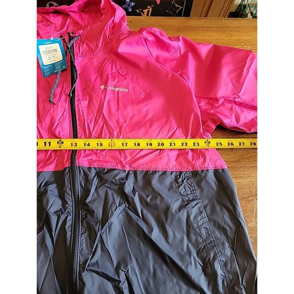 Columbia Women's Plus Size Flash Forward Windbreaker Pink Size 3x - Picture 8 of 8